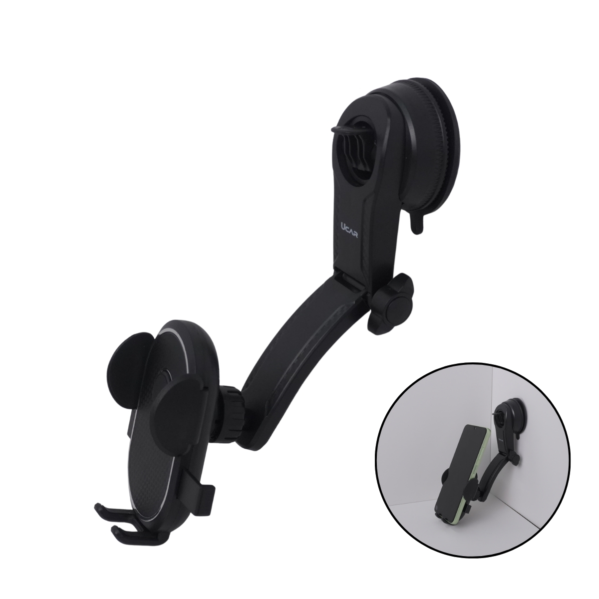 Giá Đỡ Điện Thoại Ô Tô UCAR RT-695 – Hút Chân Không, Xoay 360 Độ, Chắc Chắn và Tiện Lợi
