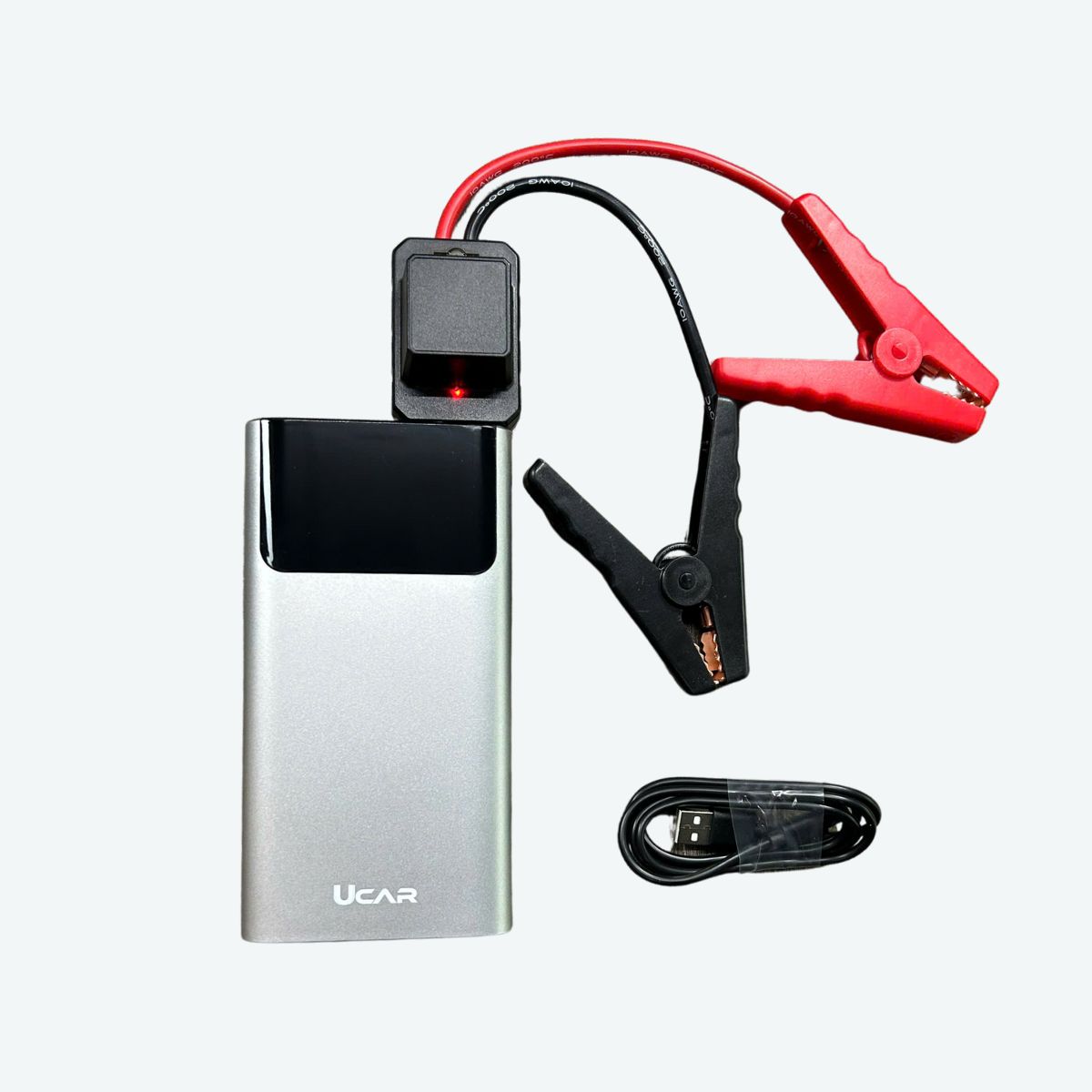 Kích Bình Ô Tô UCAR 10000mAh, Sạc Dự Phòng Điện Thoại, Tự Động Ngắt, Đèn LED, Cứu Hộ Xe Hơi