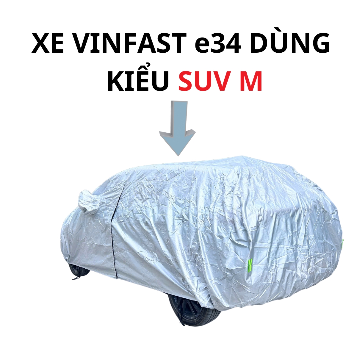 Bạt Phủ Ô Tô Ucar Vải Oxford 230t Phủ Bạc – Chống Nắng, Mưa, Bụi, Chất Lượng Cao, Dễ Dàng Sử Dụng (10)