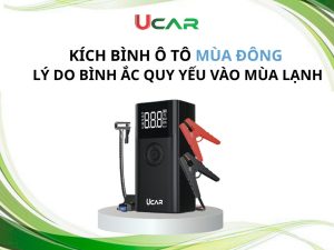 Kích bình ô tô mùa đông – lý do bình ắc quy yếu vào mùa lạnh