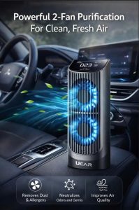 Thiết Kế 2 Quạt Hút Của Máy Lọc Không Khi ô Tô Ucar U-p1